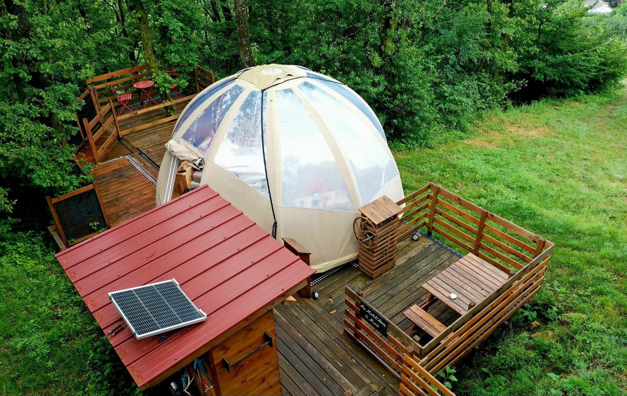 Hotel Le Mobil'Dome A Marie à Cambounes Extérieur photo